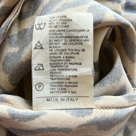 Blumarine Leopard Print Wrap Midi Dress - Picture 8 of 8